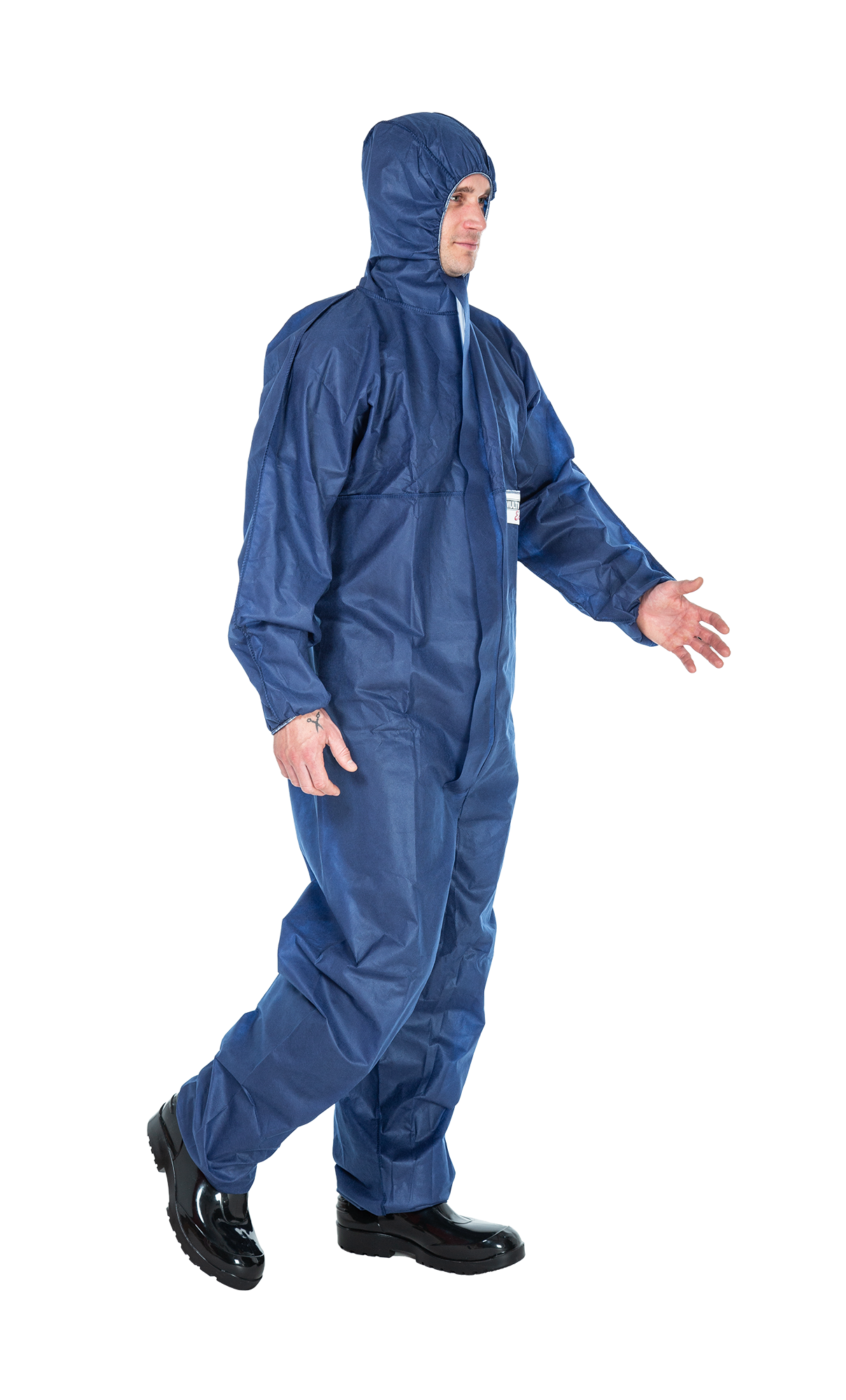 3S - Econ - leichter Schutzanzug für Maler-, Reinigungs- und Besuchereinsätze (blau, XXXL)