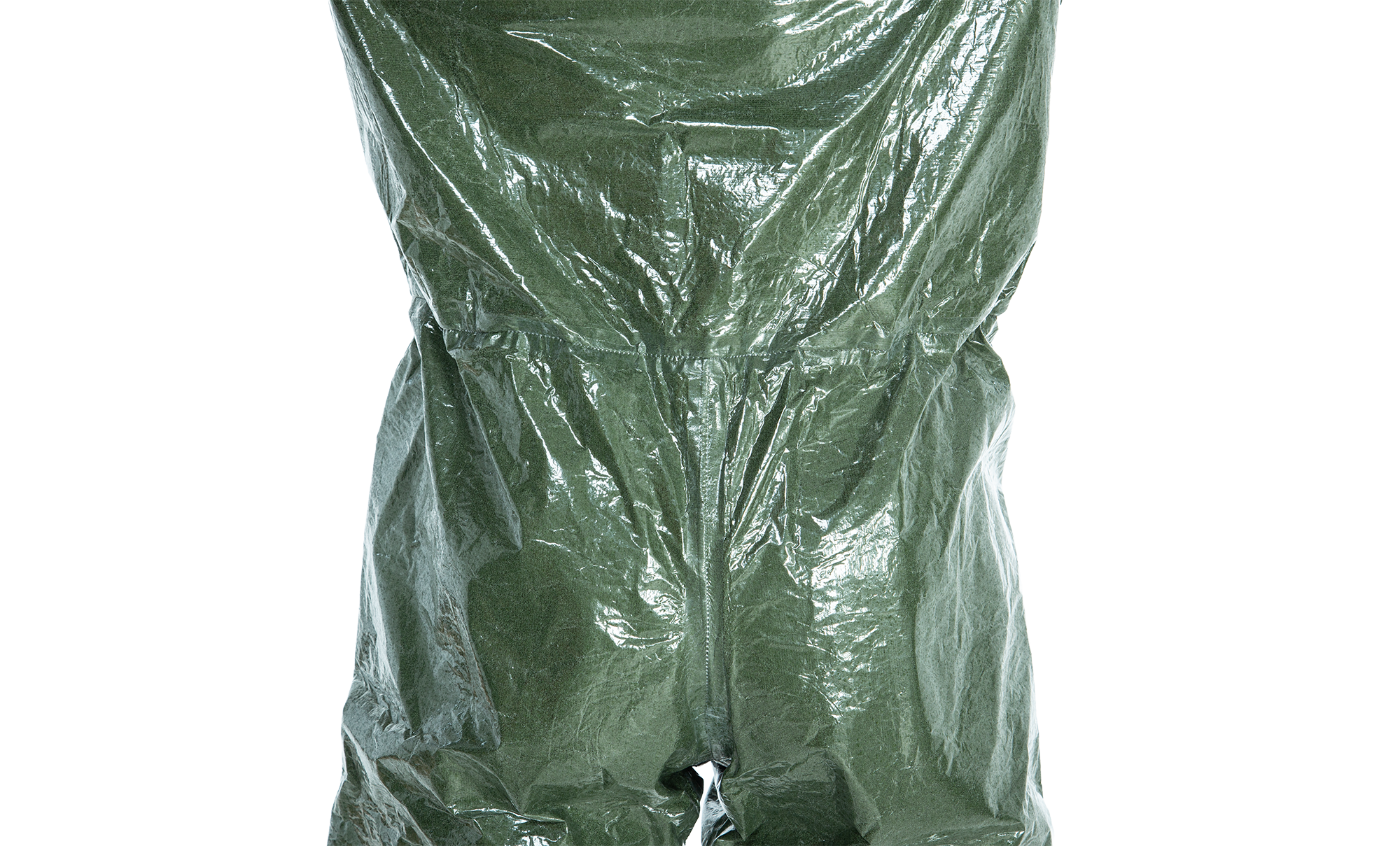 3S - ProChem II CLF A B D F02 - Chemikalienschutzanzug Typ 3 mit Armmanschette und Laminathandschuhen (11, oliv, XXL)