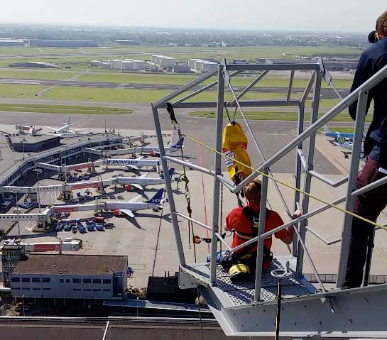 HONOR Safety - MPED450 Selbstrettungsgerät / Einpersonen Evakuierungsgerät bis 450 Meter Abseilhöhe für 9.5mm Seil