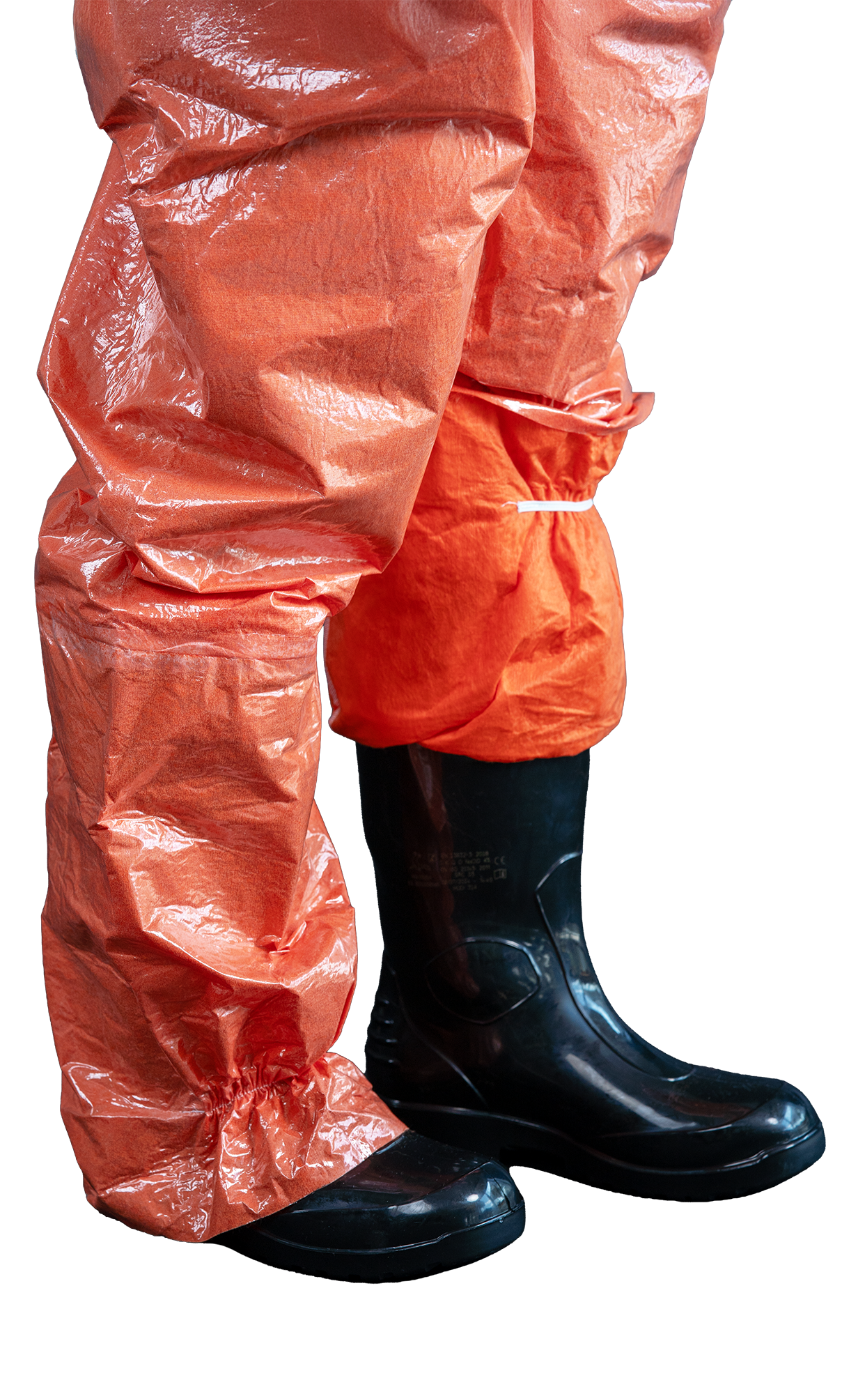 3S - ProChem I CLF A B F01 - CLF-Schutzanzug Typ 3 mit KCL Camatril Nitrilhandschuhen (08, orange, M)