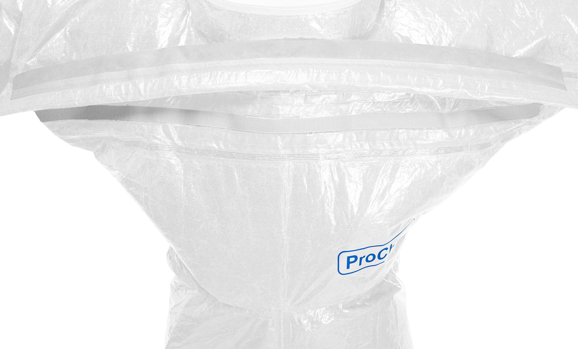 3S - ProChem III CLF A B C F03 L1 - Spritzschutzanzug Typ 3 mit Visier für Malina CleanAir (10, weiß, M)