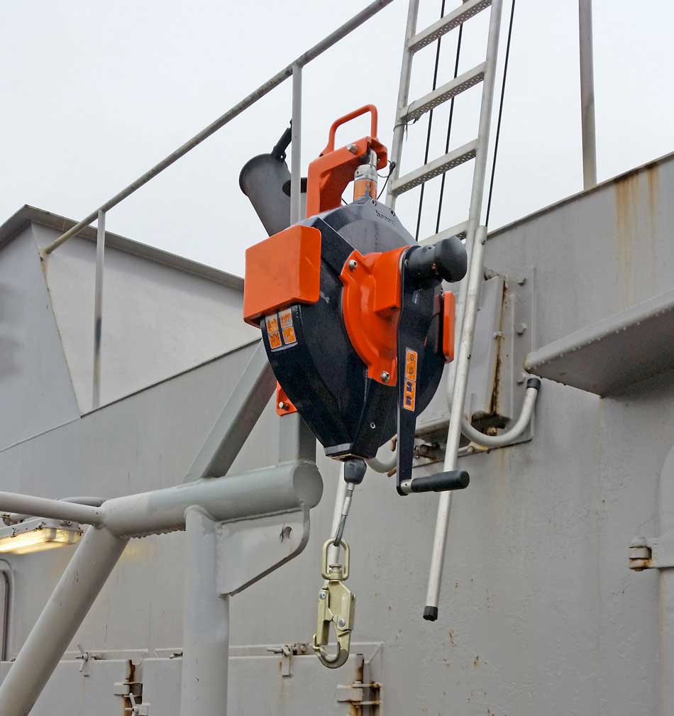 HONOR Safety - FAB33R Höhensicherungsgerät, 33 Meter mit Rettungsfunktion (Kurbel)