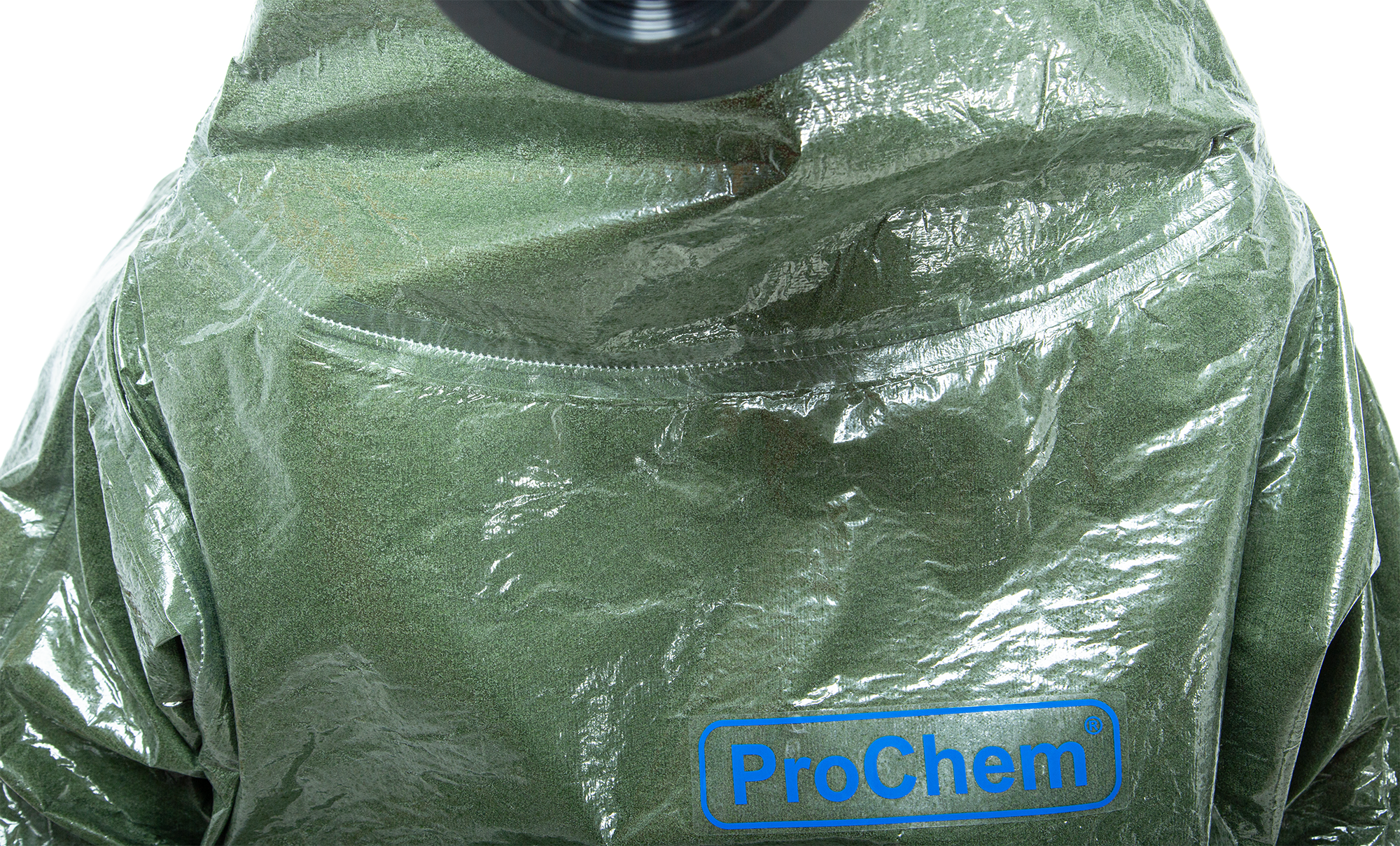 3S - ProChem II CLF A B D F02 - Chemikalienschutzanzug Typ 3 mit Armmanschette und Laminathandschuhen (11, oliv, XXL)