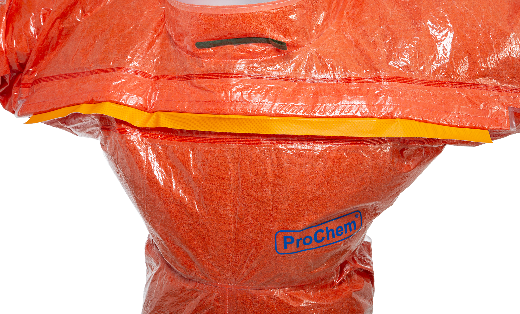 3S - ProChem III CLF A B D L1 - Spritzschutzanzug Typ 3 mit Visier und Armmanschette (orange, L)