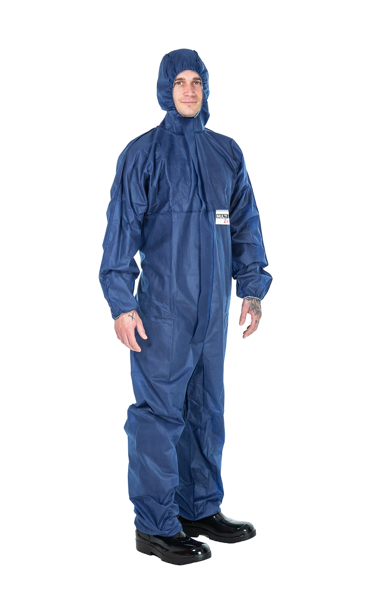 3S - Econ - leichter Schutzanzug für Maler-, Reinigungs- und Besuchereinsätze (blau, XXXL)