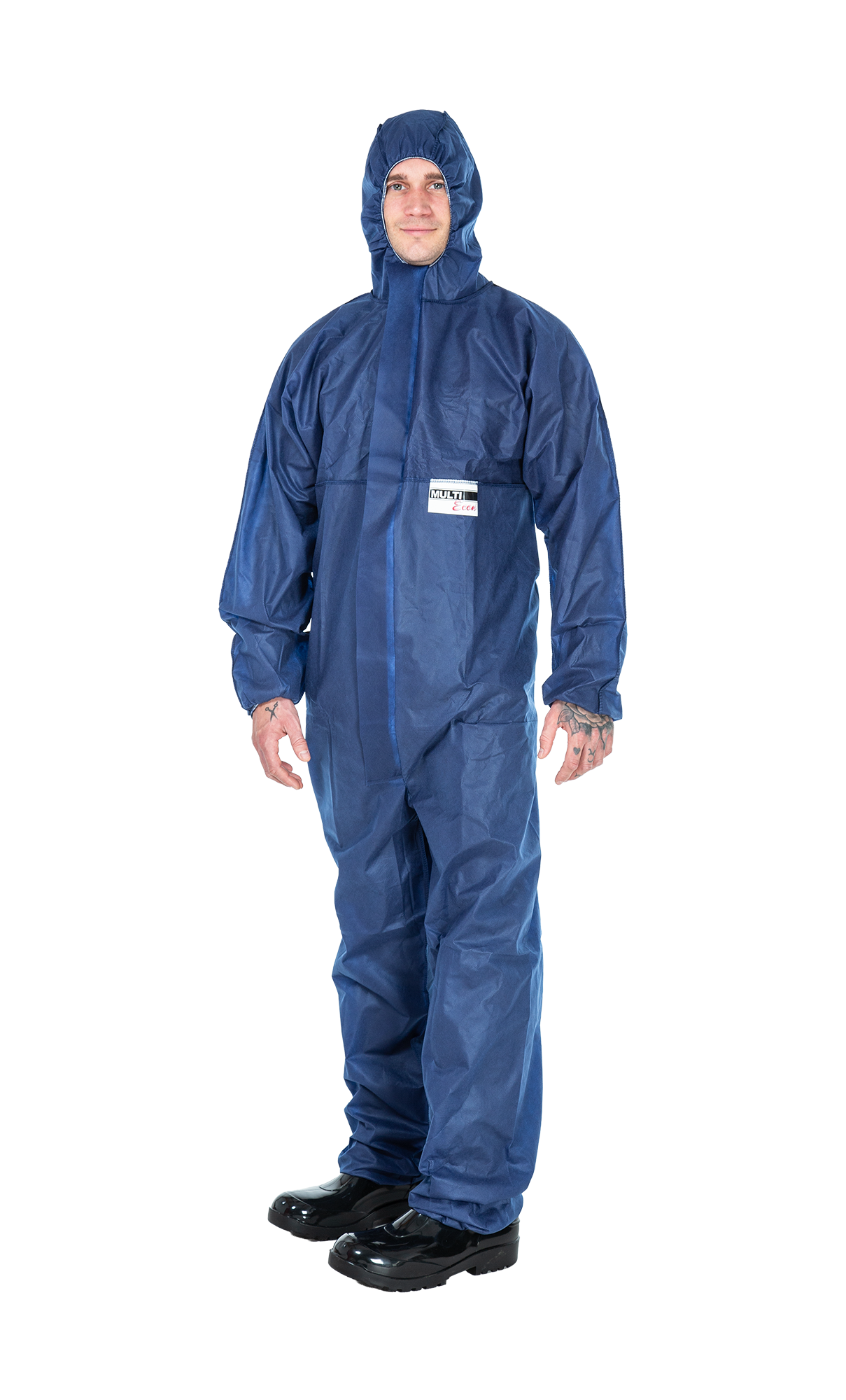 3S - Econ - leichter Schutzanzug für Maler-, Reinigungs- und Besuchereinsätze (blau, XXXL)