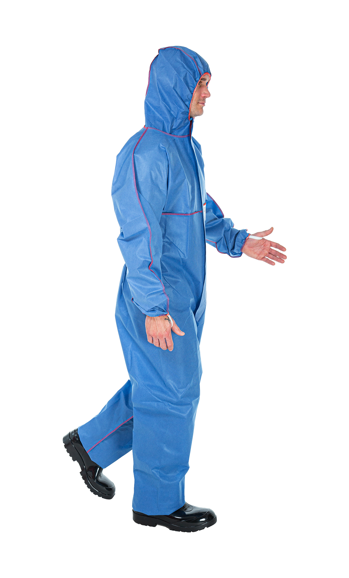3S - Multi Tec - antistatischer Einweganzug Typ 5/6 gegen Partikel und Sprühnebel (blau, XL)