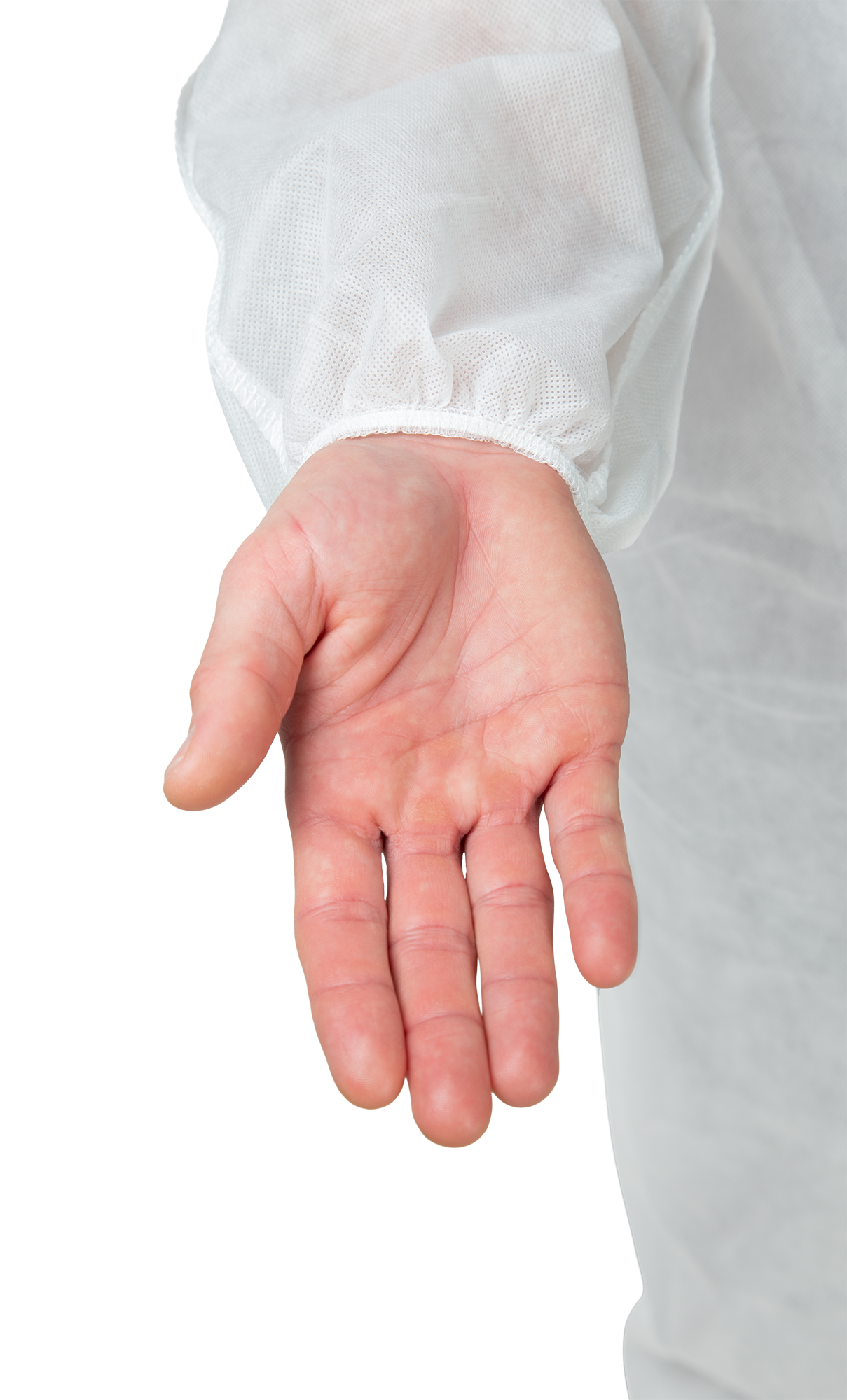 3S - Econ - leichter Schutzanzug für Maler-, Reinigungs- und Besuchereinsätze (weiß, XL)