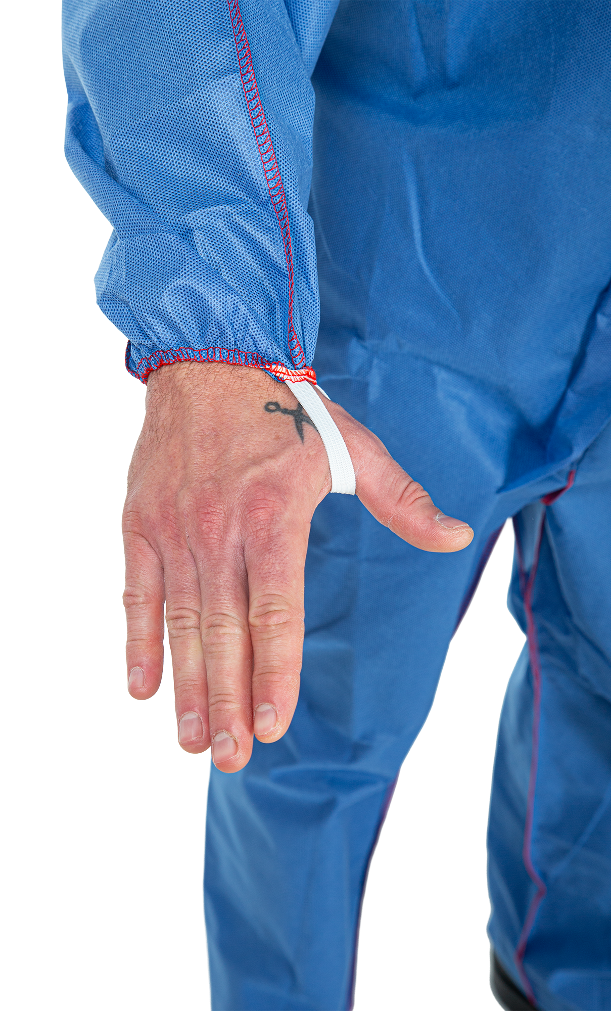 3S - Multi Tec - antistatischer Einweganzug Typ 5/6 gegen Partikel und Sprühnebel (blau, XL)