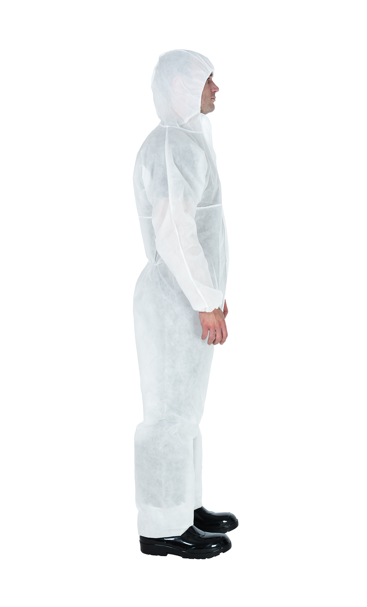 3S - Econ - leichter Schutzanzug für Maler-, Reinigungs- und Besuchereinsätze (weiß, XL)