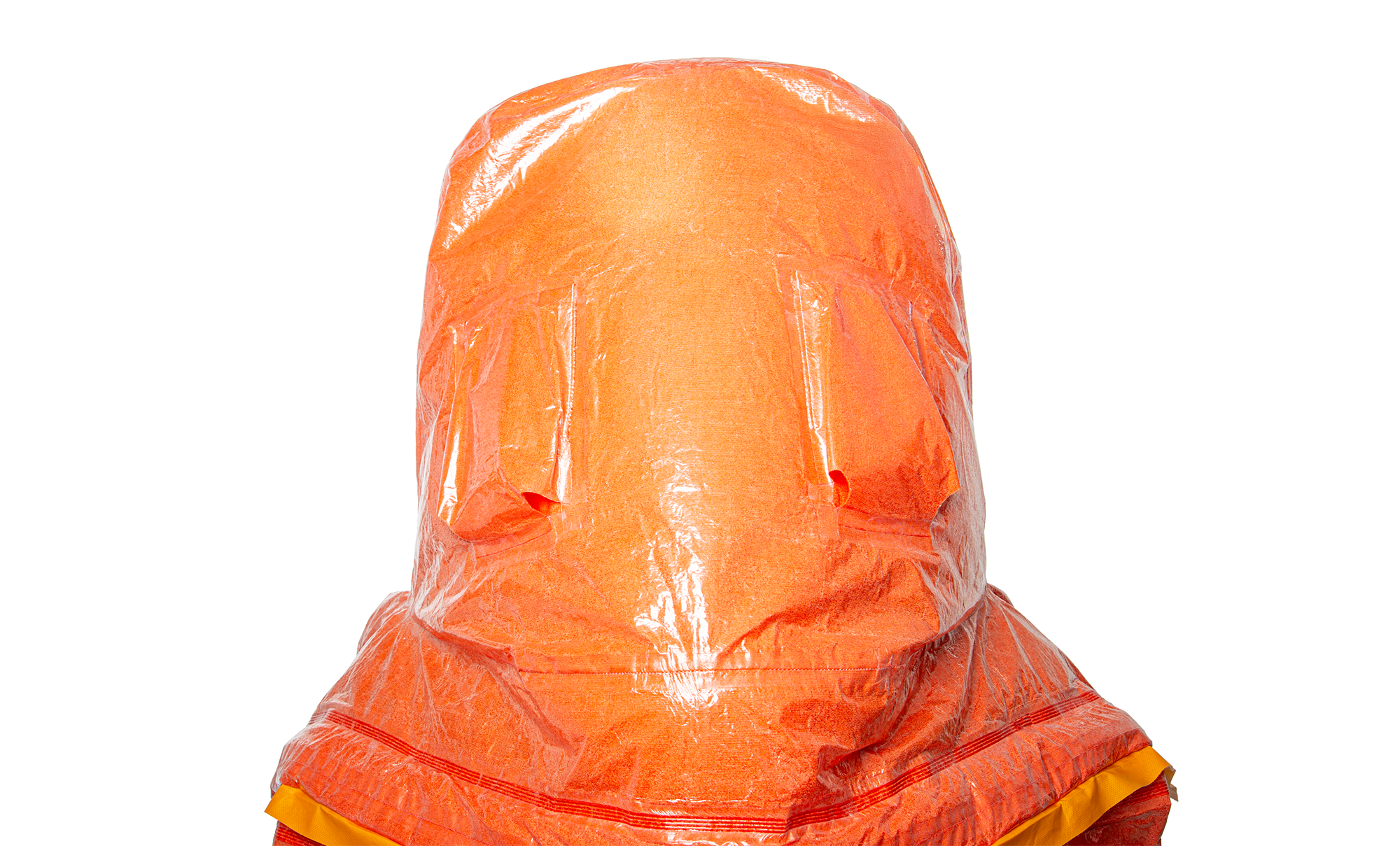 3S - ProChem V CLF A B F05 - Vollschutzanzug Typ 3 mit Visier und Butylhandschuhen (10, orange, XXL)
