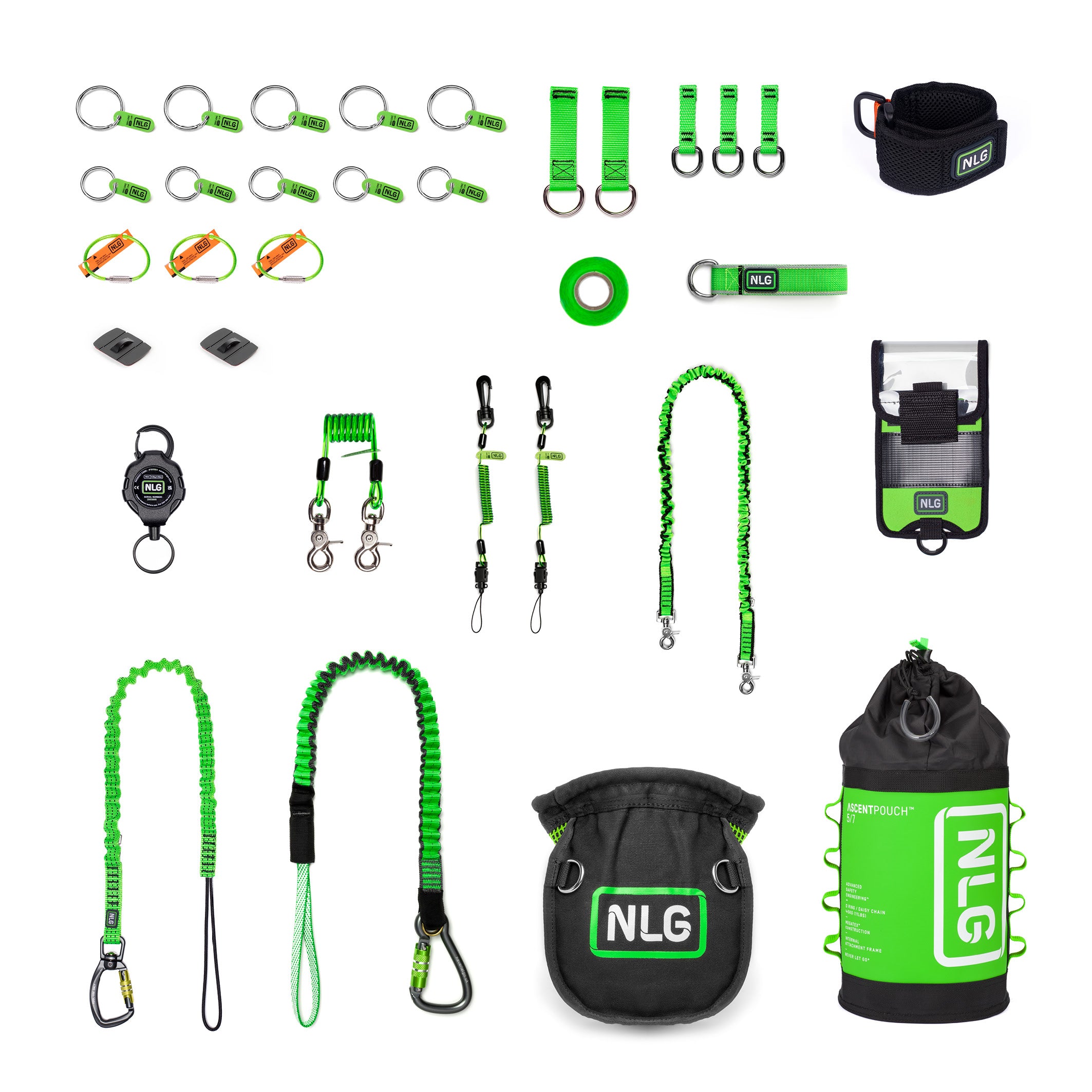 NLG - Werkzeugsicherungs-Set für Windkrafttechniker - Wind Technicians Tethering Kit