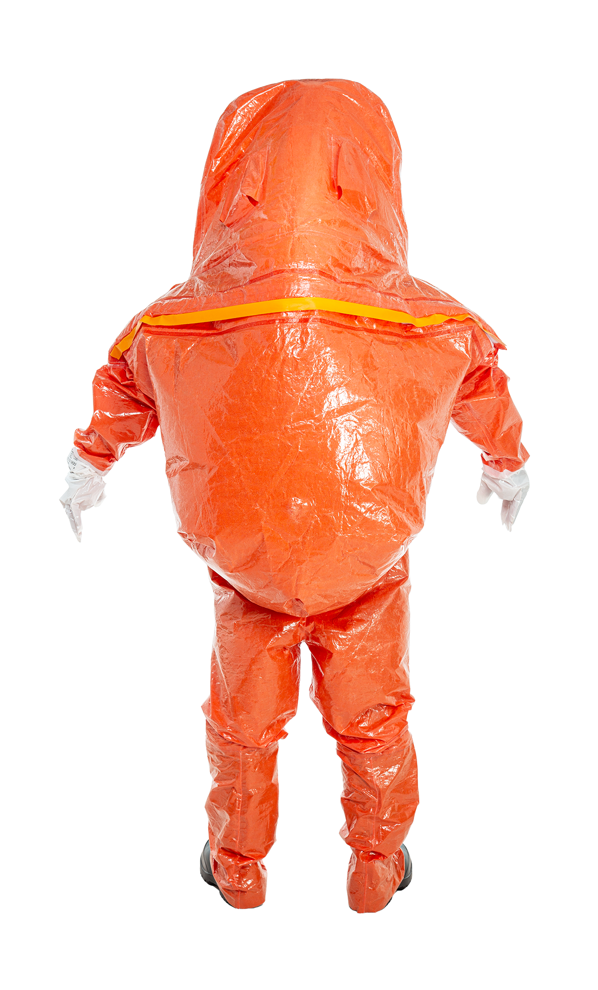 3S - ProChem V CLF A B F02 - Vollschutzanzug Typ 3 mit Visier für innen getragenen Atemschutz (11, orange, XL)