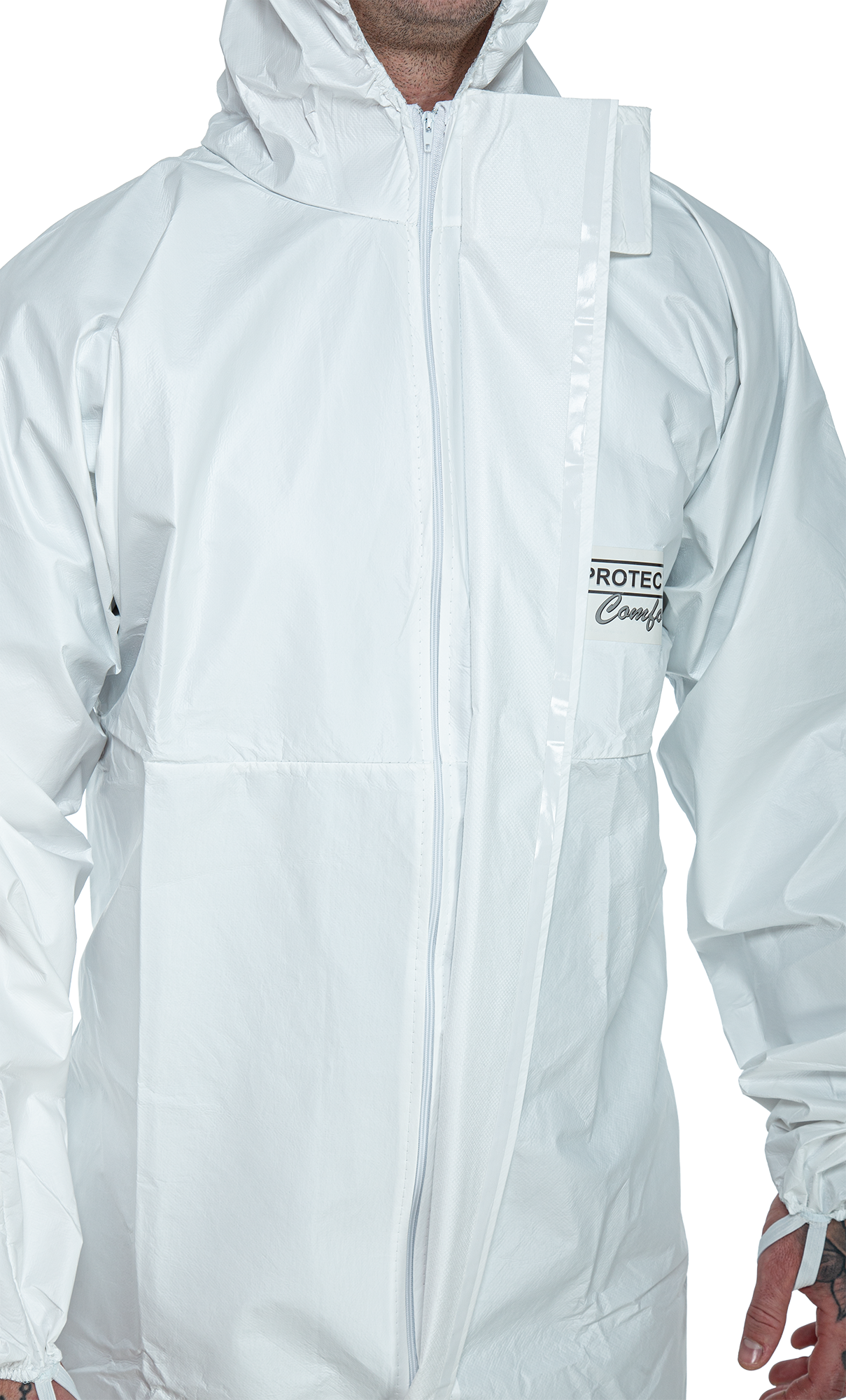 3S - Protec Comfort - Schutzoverall Typ 5/6 mit atmungsaktivem SMMS-Rückeneinsatz (XXXL)