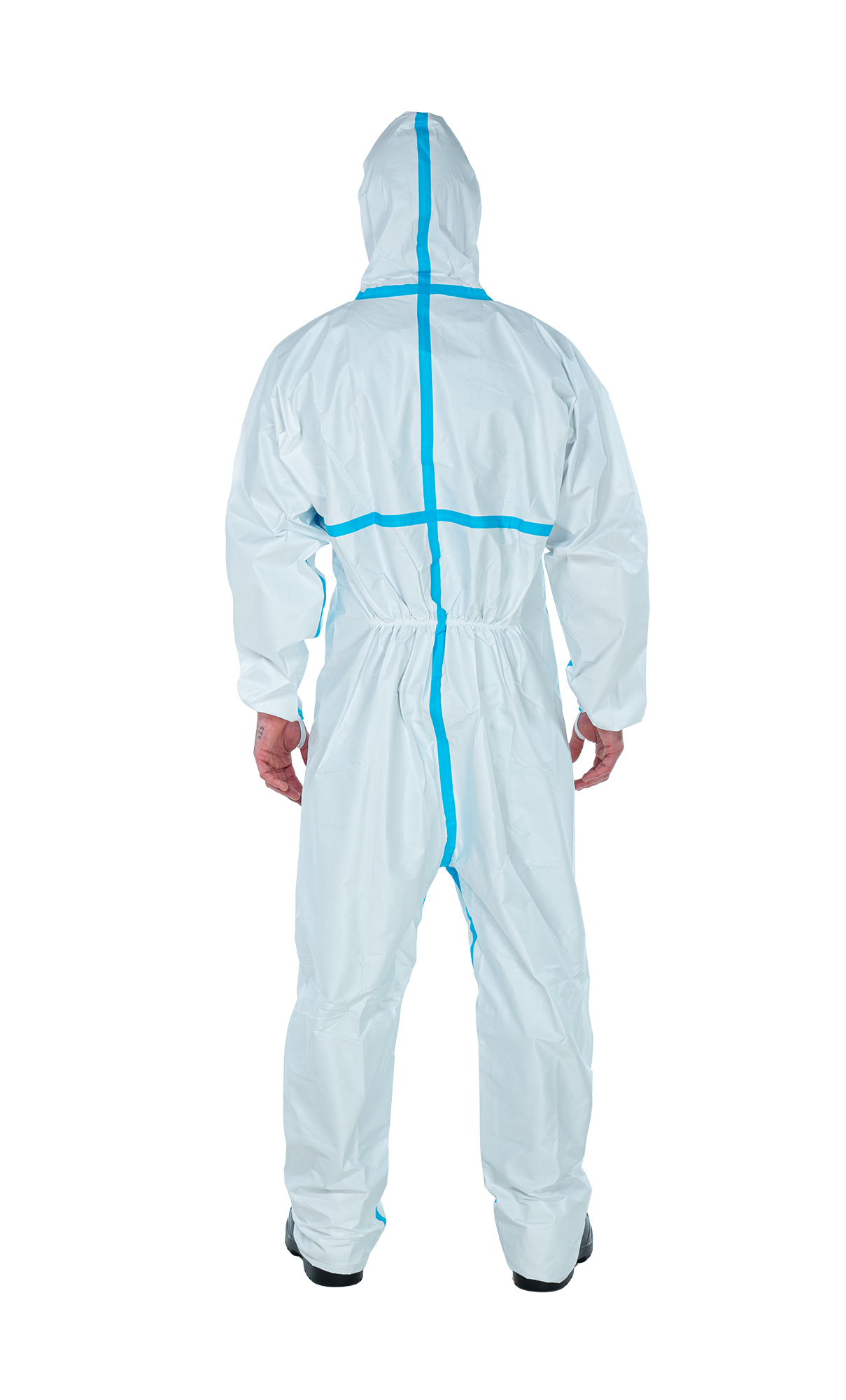 3S - Protec Plus - Chemikalienschutzoverall Typ 4 mit getapten Nähten (M)