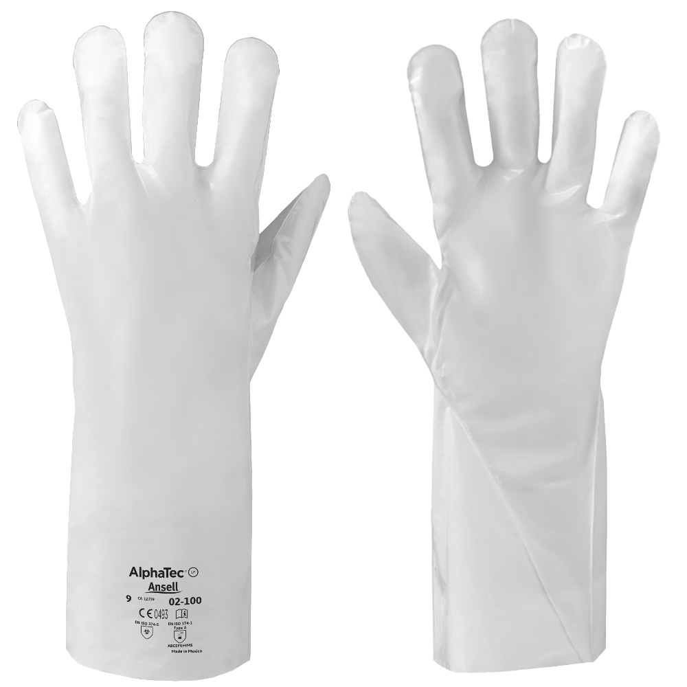 3S - ProChem II CLF A B D F02 - Chemikalienschutzanzug Typ 3 mit Armmanschette und Laminathandschuhen (11, oliv, XXL)