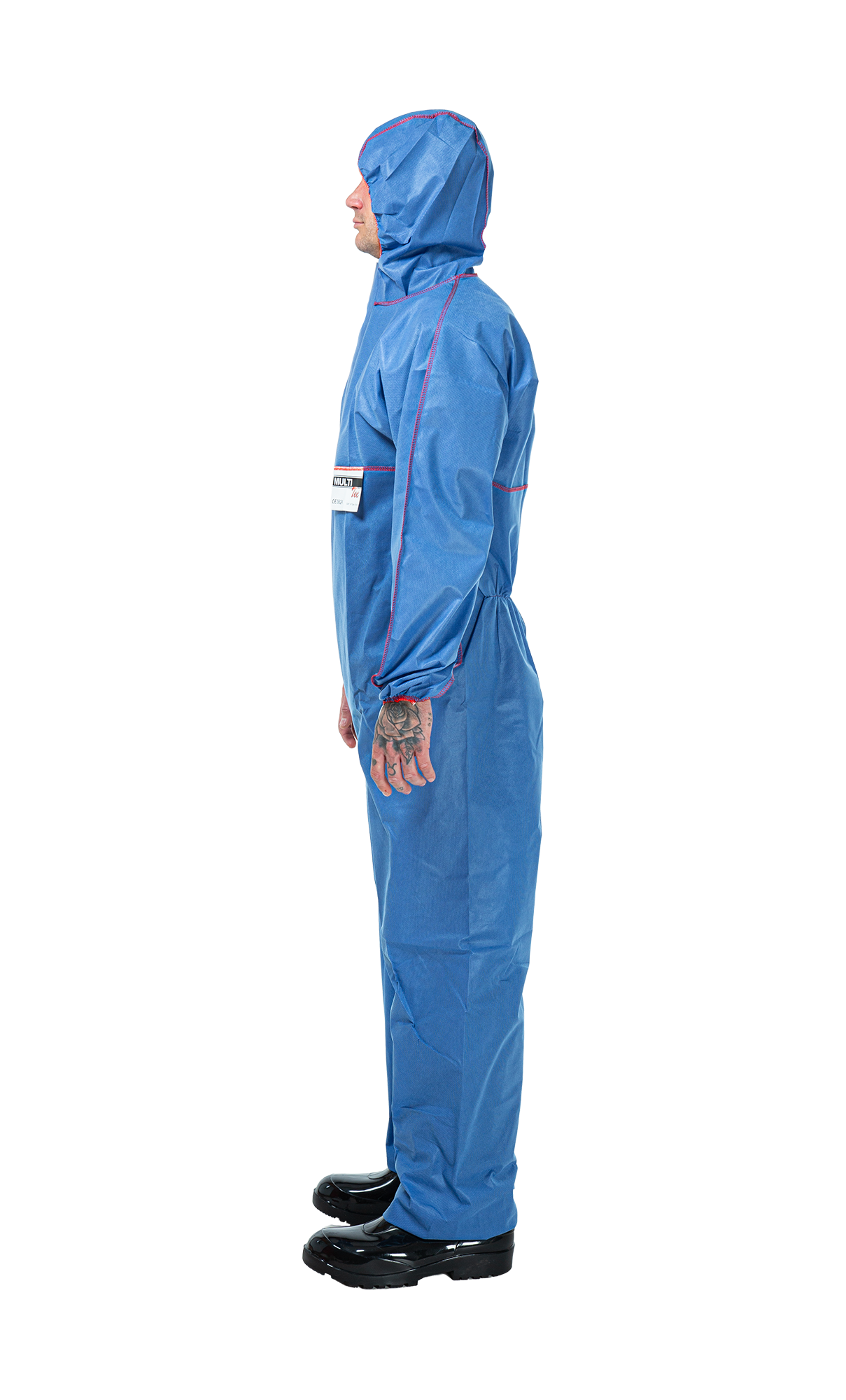 3S - Multi Tec - antistatischer Einweganzug Typ 5/6 gegen Partikel und Sprühnebel (blau, XL)