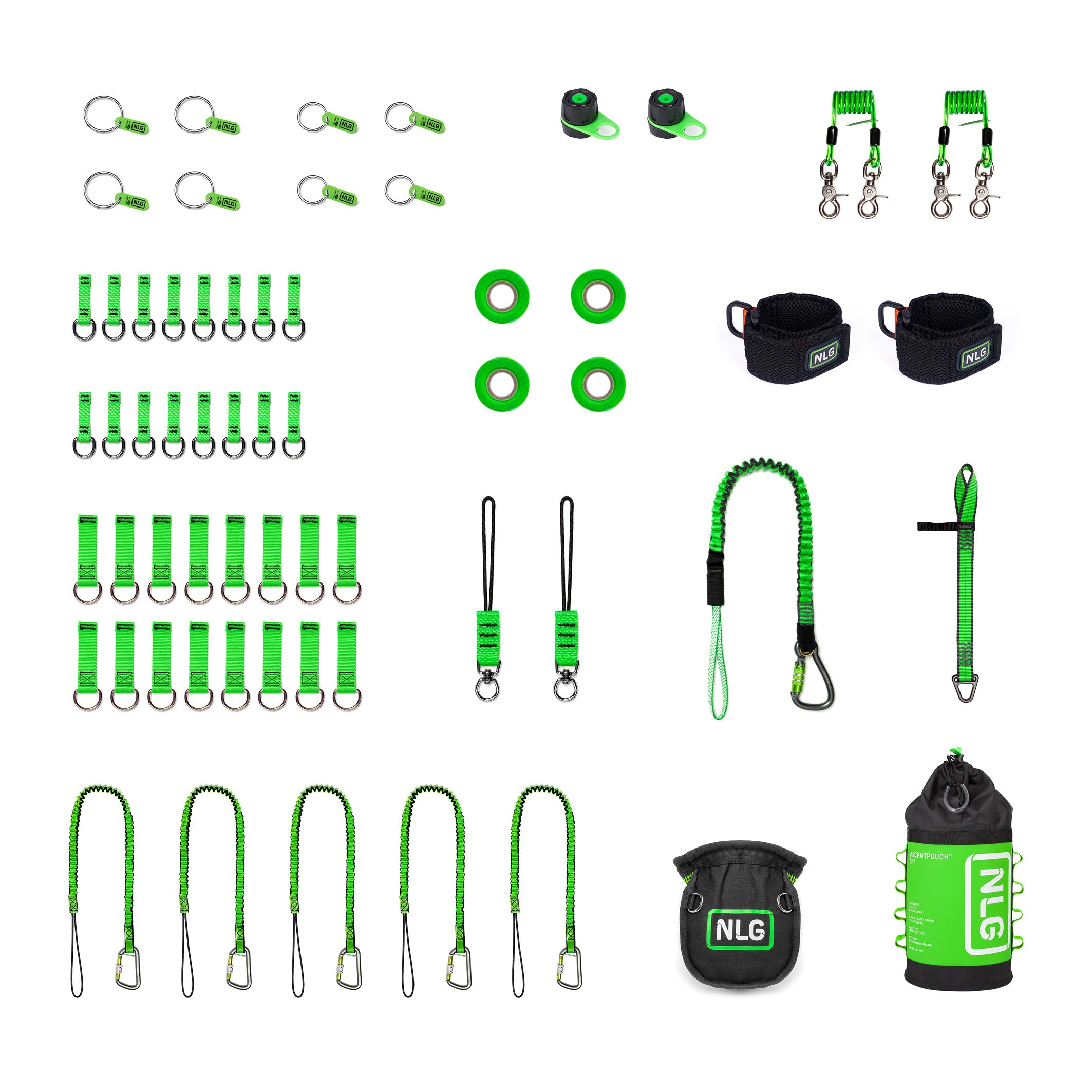 NLG - Werkzeugsicherungs-Set für 50 Werkzeuge - 50 Tool Tethering Kit