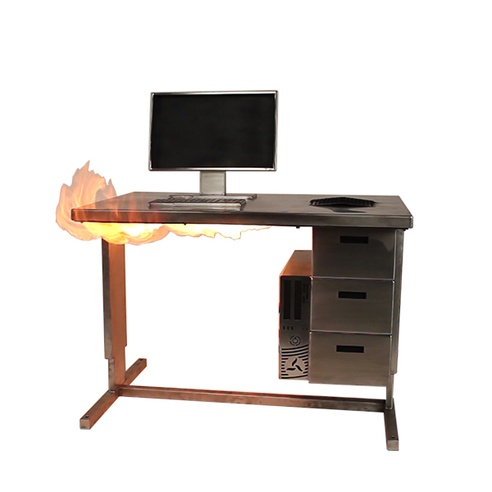 Brandattrappe Schreibtisch für Fireware Vesta Firetrainer