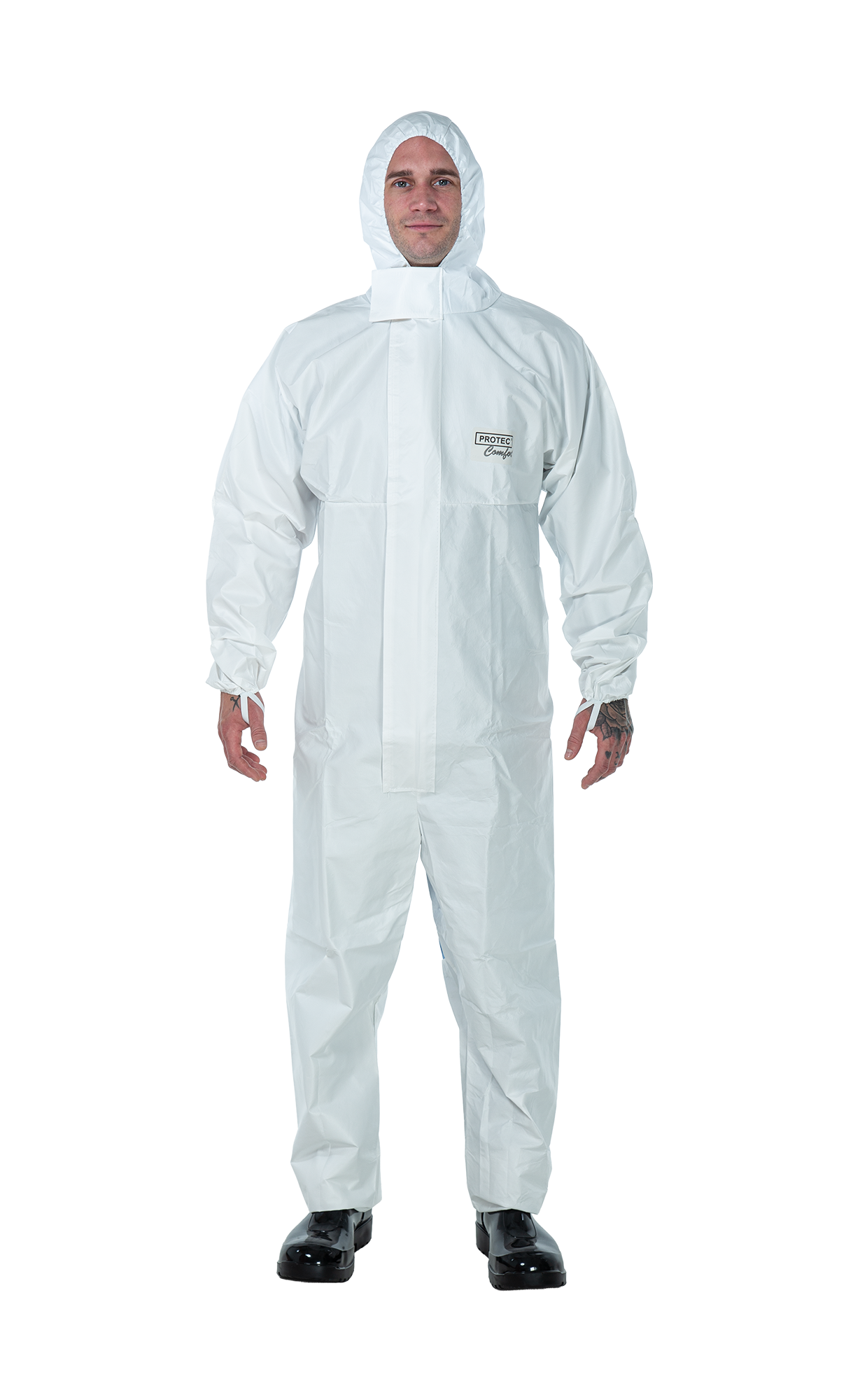 3S - Protec Comfort - Schutzoverall Typ 5/6 mit atmungsaktivem SMMS-Rückeneinsatz