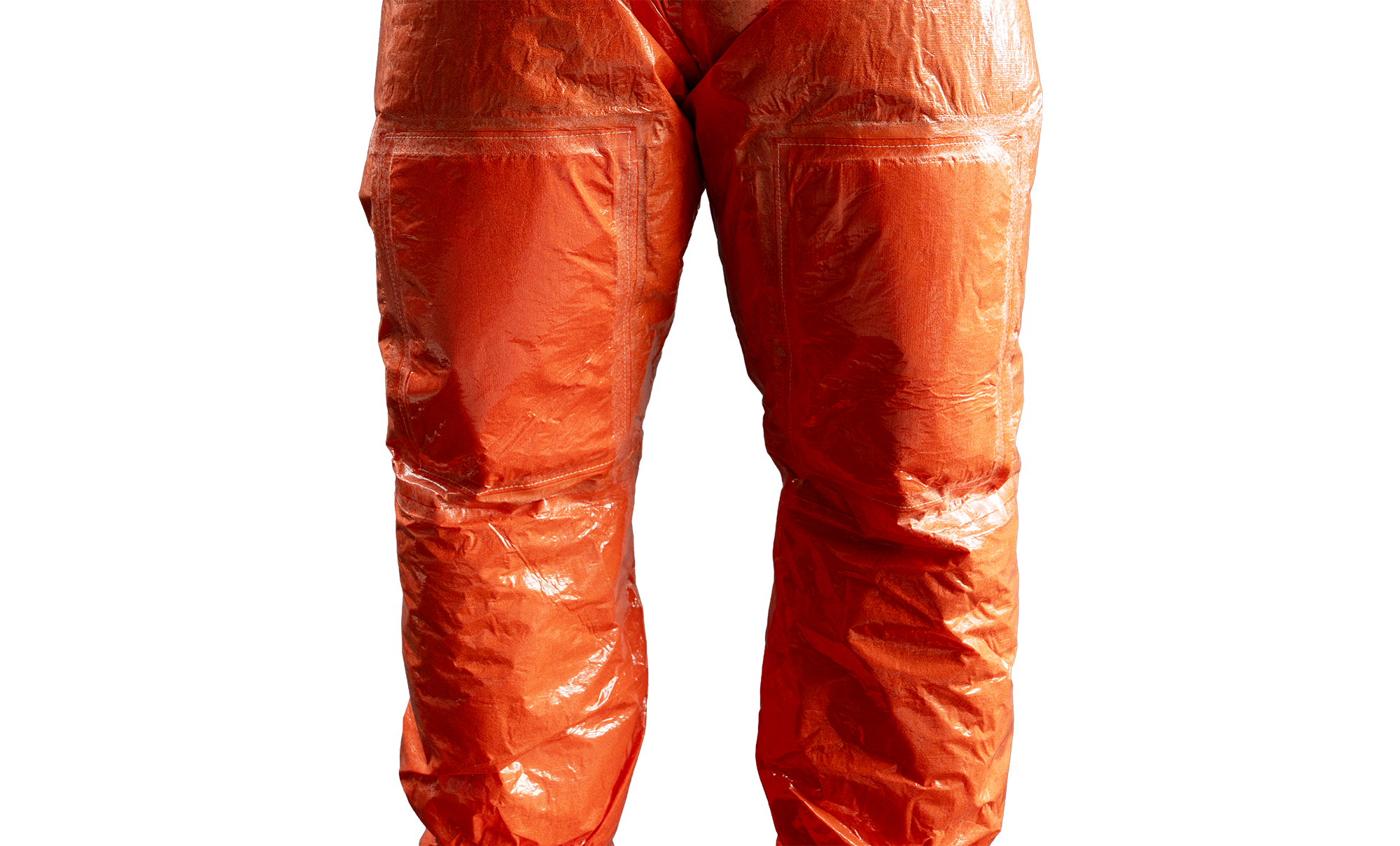 3S - ProChem II CLF A B C F02 - verstärkter Chemikalienschutzanzug Typ 3 mit Ansell Barrier Laminathandschuhe (10, orange, XXL)