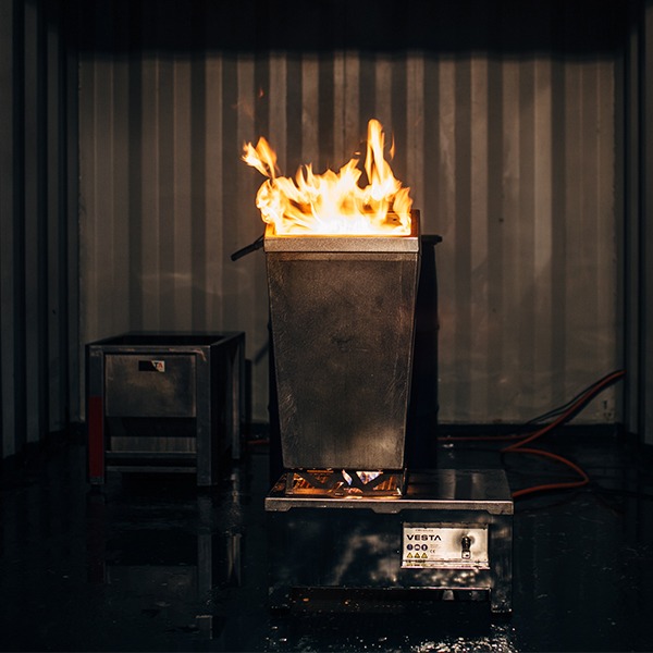 Fireware - Brandattrappe Mülleimer für Vesta Firetrainer