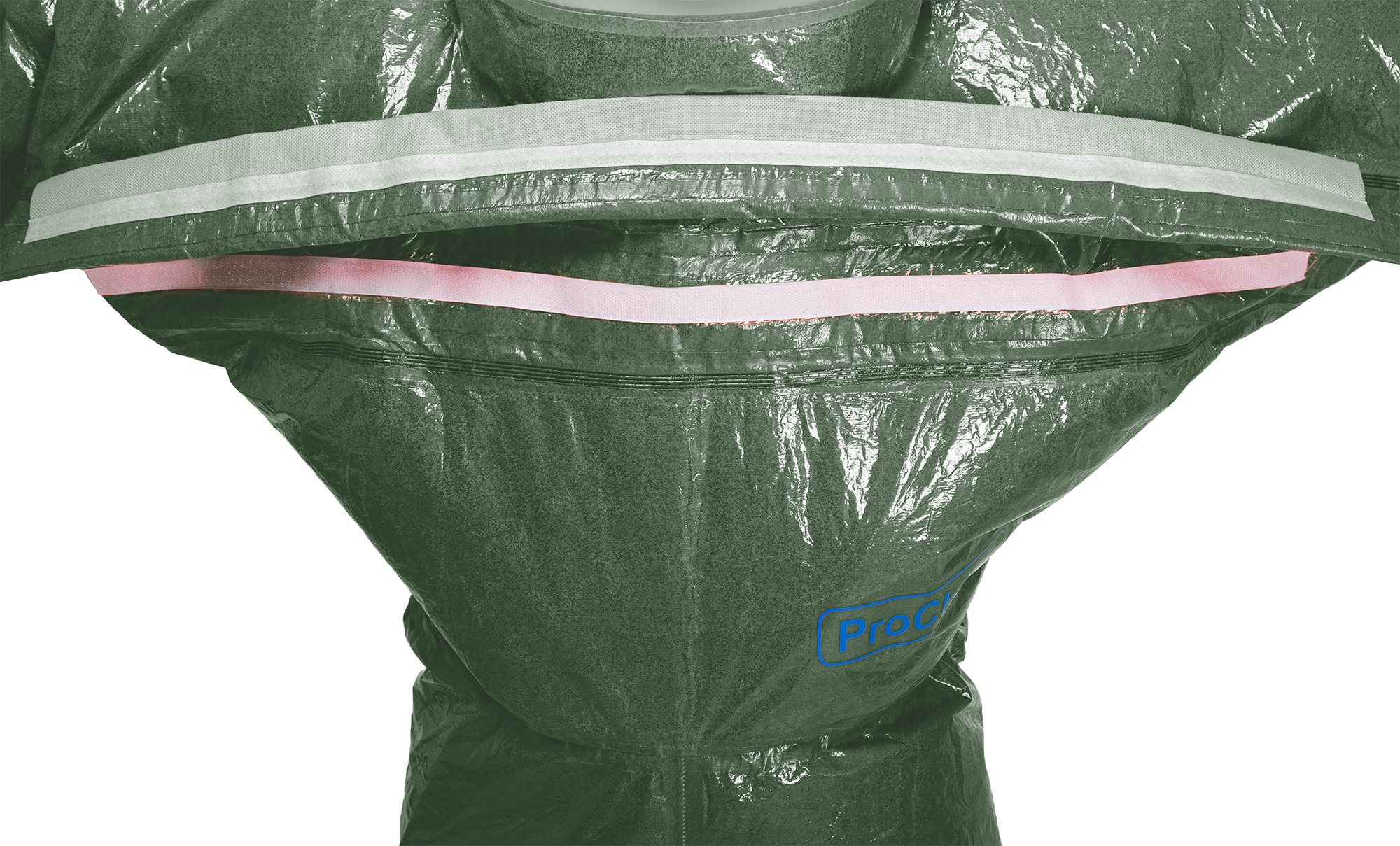 3S - ProChem III CLF A B C F03 L1 - Spritzschutzanzug Typ 3 mit Visier für Malina CleanAir (10, oliv, XXXL)