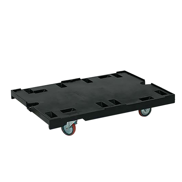 Fireware -  Rollbrett für Kunststoff-Boxen .  Fahrbare Bodenplatte