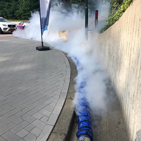 Rauchleitungsset für für FireWare Cumulus/Stratus Nebelmaschinen perforierter Schlauch