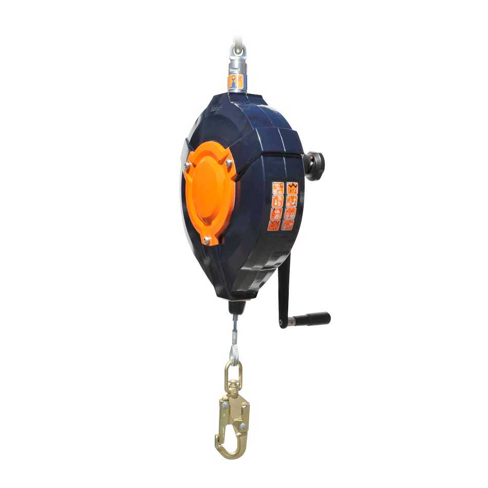 HONOR Safety - FAB33R Höhensicherungsgerät, 33 Meter mit Rettungsfunktion (Kurbel)