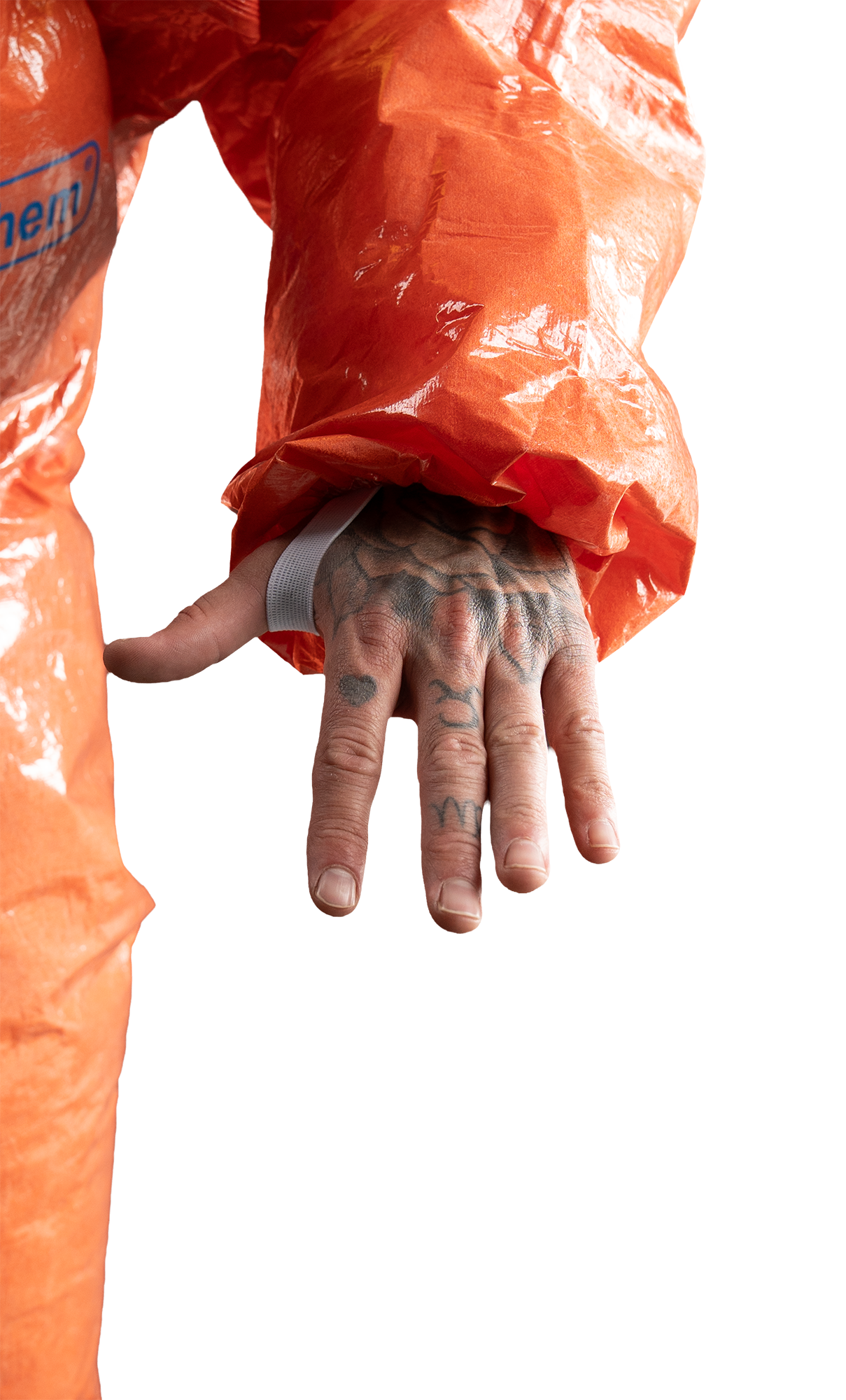 3S - ProChem I CLF - robuster Chemikalienschutzanzug Typ 3 aus CLF-Laminat (orange, L)