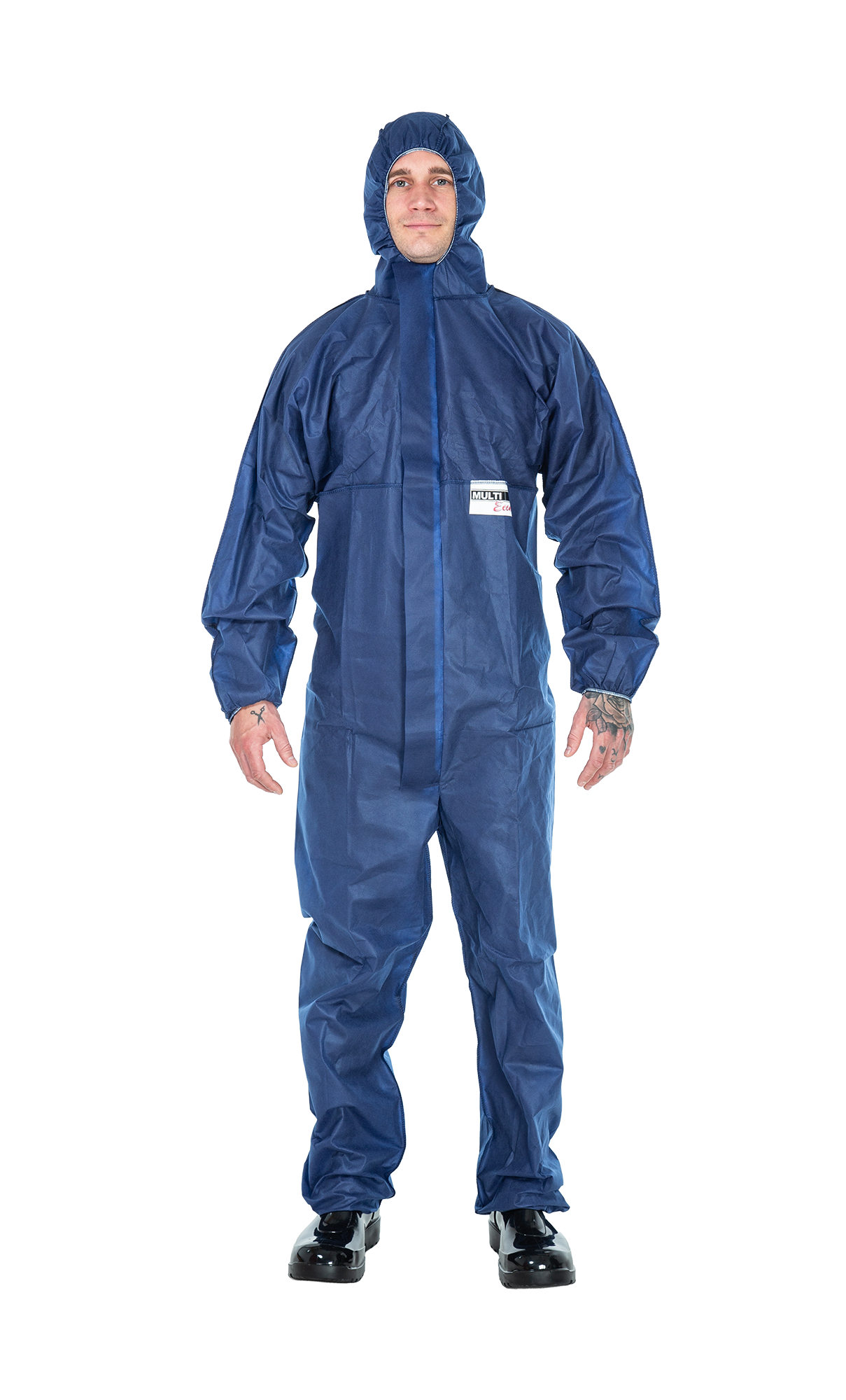 3S - Econ - leichter Schutzanzug für Maler-, Reinigungs- und Besuchereinsätze (blau, XXXL)