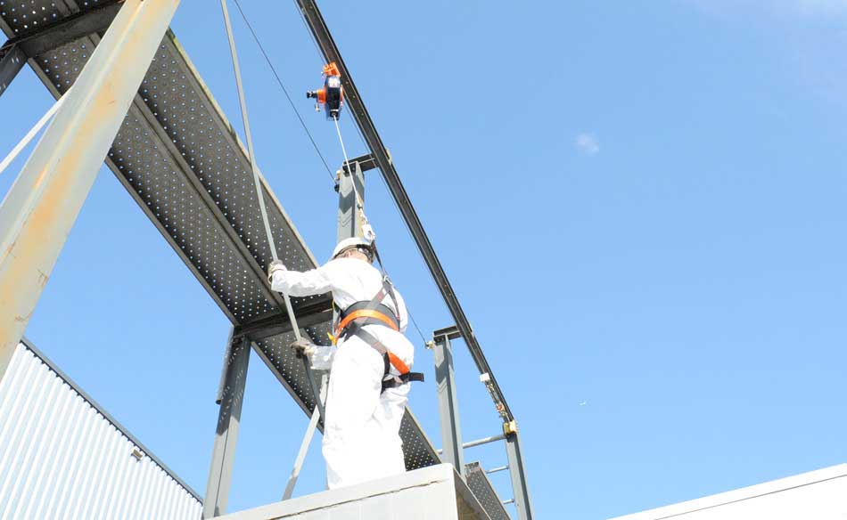 HONOR Safety - FAB33R Höhensicherungsgerät, 33 Meter mit Rettungsfunktion (Kurbel)