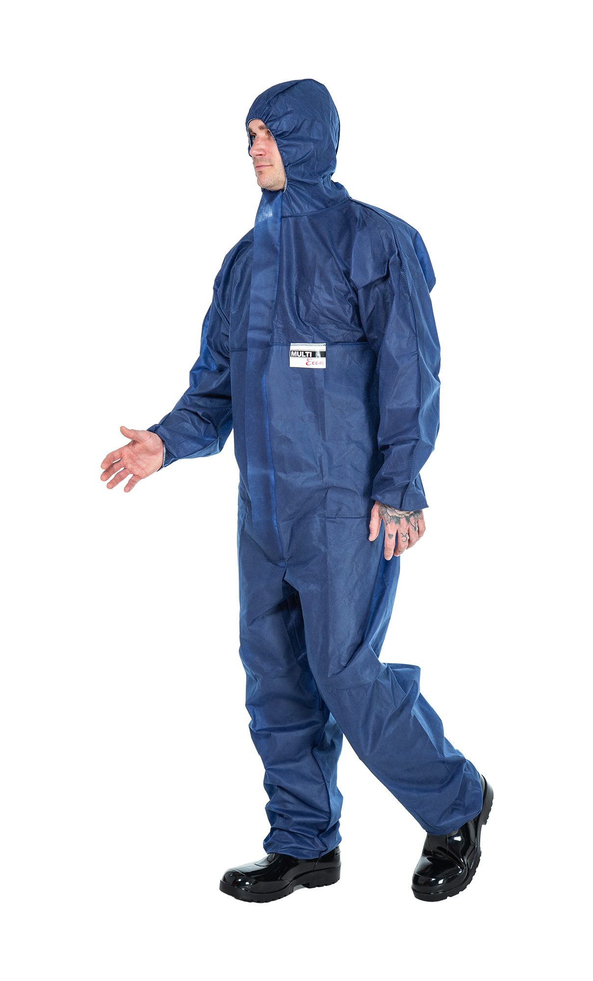 3S - Econ - leichter Schutzanzug für Maler-, Reinigungs- und Besuchereinsätze (blau, XXXL)