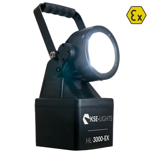 KSE Lights Handlampe HL-3000 Ex - Magnetfuß