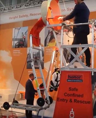 HONOR Safety - Rettungsrutsche Confined Space - Rescue Slide