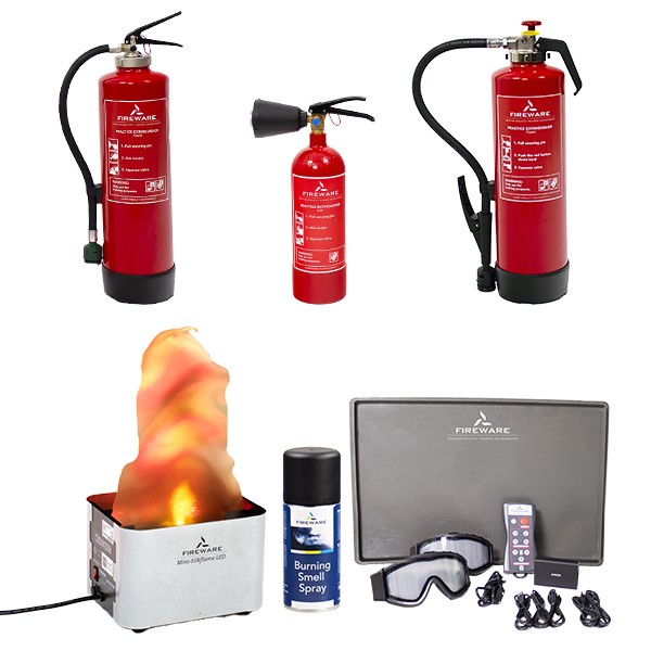 Fireware - Set Feuer- und Rauchdarstellung ohne Nebel, rückstandsfrei, kleines Set