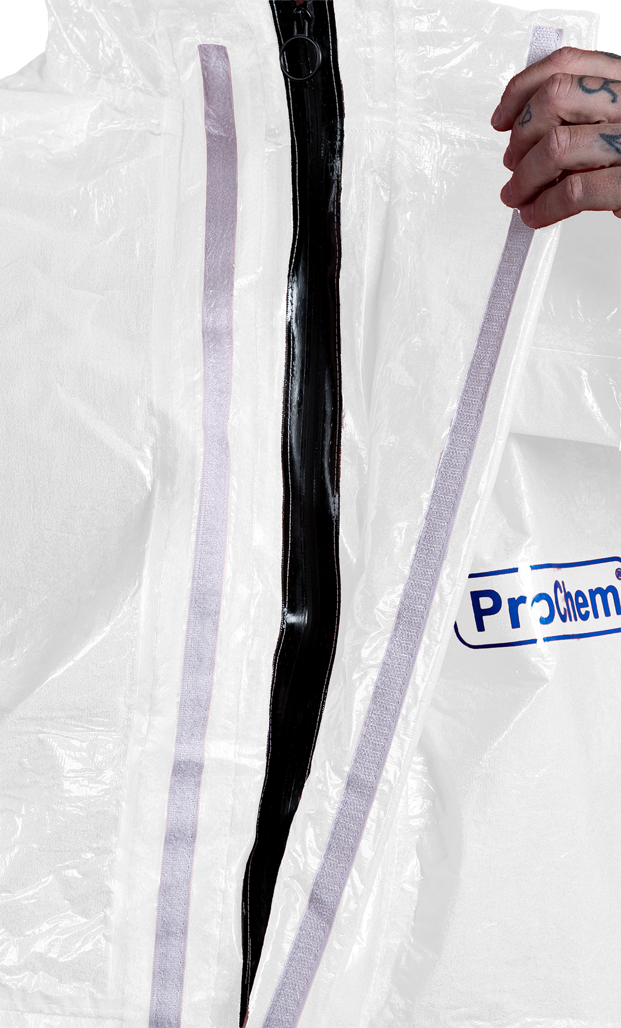 3S - ProChem I CLF - robuster Chemikalienschutzanzug Typ 3 aus CLF-Laminat (weiß, XL)